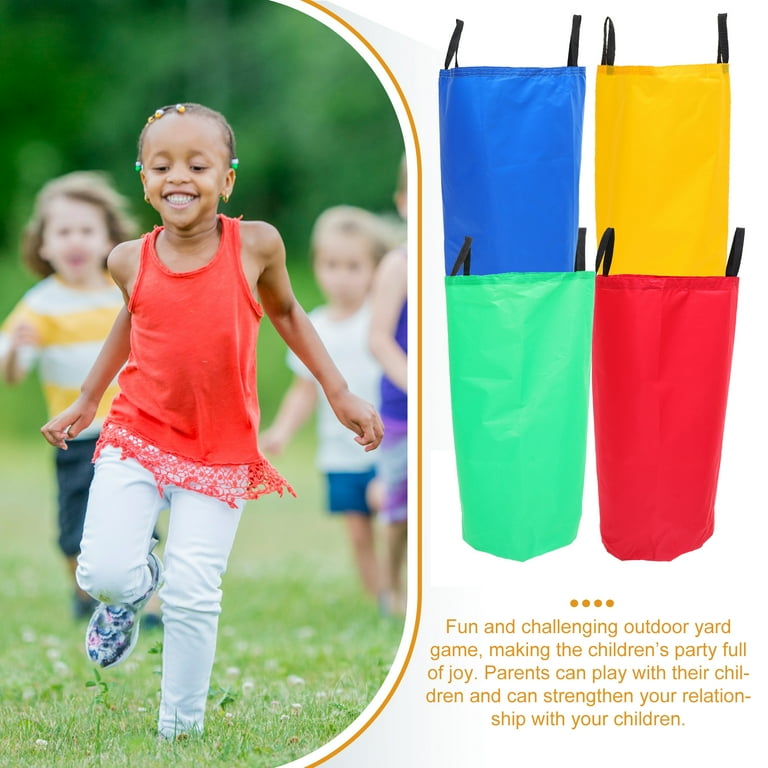 Potato Sack Race Bags & Tug Of War Rope Set - 24-Piece Outdoor Games Kit For Field Day, Parties & Family Fun