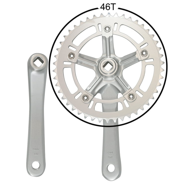 S SENQI Urban Folding Bicycle Crank Set single tooth disc 46T