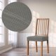 thumbnail image 3 of Las cubiertas de asiento impermeables del modelo sólido estiran cómodo suave de los accesorios modernos Gris claro, 3 of 8