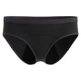 thumbnail image 2 of 1 Piece Leak-Proof Period Panties for Women, Mid-Waist Cotton Menstrual Underwear with Absorbent Layer for Everyday Comfort & Security Black XXXL, 2 of 6
