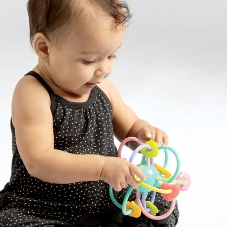 Manhattan Toy Manhattan Ball Rattle and Sensory Teether Toy