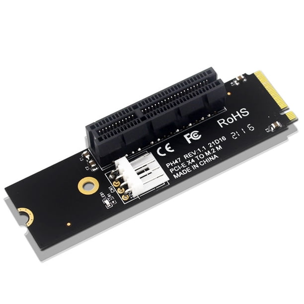 Tarjeta Vertical Ngff M.2 A Pci-E 4X Riser Card Static Bag Packaging Lector Convertidor De Disco Duro Likrtyny Para estrenar