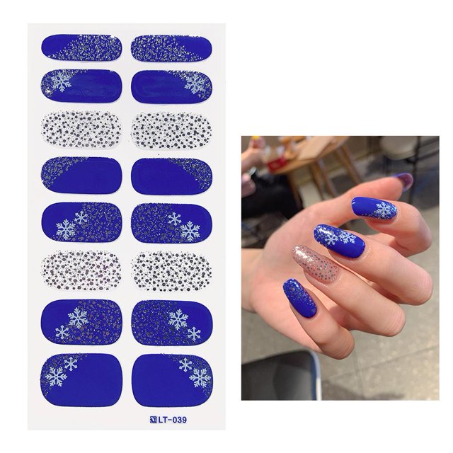 SGACAI Pegatinas de uñas con degradado Pegatinas completas Dopamina de verano Pequeñas pegatinas de uñas frescas y