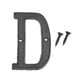 thumbnail image 4 of Letrero Metálico Metal letras alfabeto DIY puerta corredor casa apartamento signo placa decoración, 4 of 4