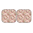 thumbnail image 4 of Picia Rose Flowers 2 Piece Car Windshield Sun Shade Foldable | Foldable Sun Shield for Front Window Blocks UV Rays and Keeps Your Vehicle Cool-Medium, 4 of 7