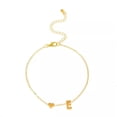 thumbnail image 4 of K-KED Women 26 Letters Chain Bracelet with Heart Initial A-Z 26 Letter Bracelet Gifts-X-golden, 4 of 9