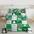 thumbnail image 2 of Homewish Christmas Snowman Reindeer Bedding Comforter Set, Cartoon Gnome Santa Claus Twin Comforter Sets, Teens Kids Boys Girls Reversible Bedding Set, Breathable Home Decor, 2pcs, 2 of 8