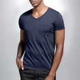 thumbnail image 2 of Men's Dry-Fit Short Sleeve Crew Neck T Shirts Casual Summer Fashion Solid Color Pocket Short Sleeved V-neck Top/Shirt, 2 of 9