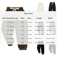 thumbnail image 2 of Mgmyaa Kids Corduroy Sports Pants with Adjustable Waist Straps Casual Pants for Boys and Girls, 2 of 2