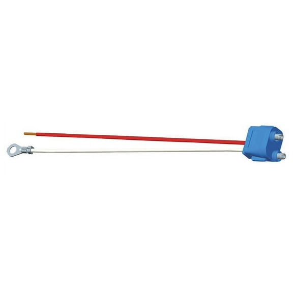 Grote 67010 - Pigtail, 10-1/4", Long Chassis Ground Blunt Cut, 2-Wire Plug-In Pigtail