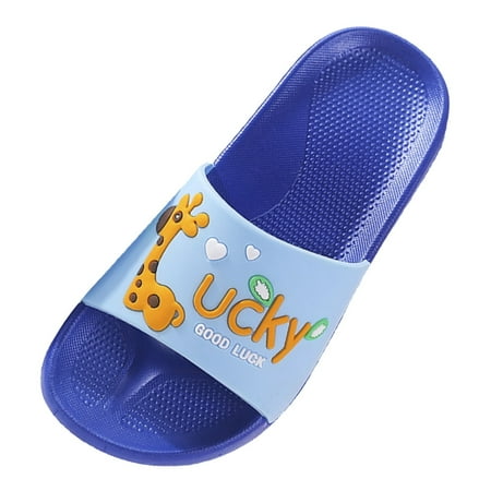 

MQLKF Children Shoes Animal Patterns Indoor Bathing Slippers Home Slippers Summer Cartoon Slippers Giraffe Children Sandals Slippers Casual Stylish Lightweight Girls Walking shoes