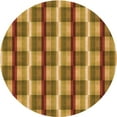 thumbnail image 1 of Ahgly Company Machine Washable Indoor Square Transitional Mahogany Brown Area Rugs, 3' Square, 1 of 7