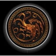 thumbnail image 2 of Desperate Enterprises LED House of Dragons Neon Sign 23 Inch Round Backlit Acrylic Wall Decor Multicolor Indoor Corded Electric Fantasy LED Wall Sign, 2 of 4