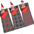 thumbnail image 3 of Mini saco de dormir de duende navideño para decoración de estantes (#b), 3 of 4
