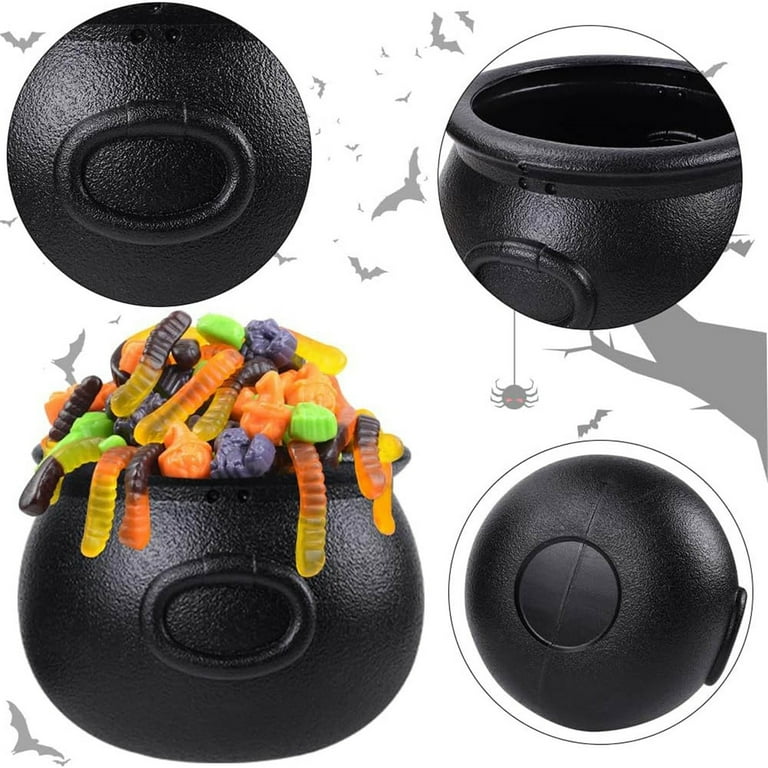 Cauldron Bowl, Hi-Ween Candy Bowl Bucket, Decorative Storage