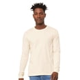 thumbnail image 4 of BELLA CANVAS Jersey Long Sleeve Tee, Stylish Natural Jersey Shirt for Men, 6-Pack T-Shirt, S, 4 of 5