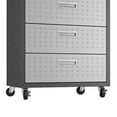 thumbnail image 4 of Fortress Textured Metal 31.5" Garage Mobile Chest with 3 Full Extension Drawers in Grey, 4 of 7