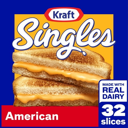 Kraft Singles American Slices Twin Pack, 32 Count Pack
