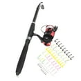 thumbnail image 1 of Fishing Gear Set, Fishing Rod Set Light Easy Grip  For Carry On Bag, 1 of 8