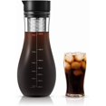 thumbnail image 1 of Soulhand Cafetière à Infusion Froide, Pichet à Café Glacé Hermétique Cafetière Infuseur 48oz 1.5L Pot en Verre avec Bec, Panier Filtrant en Acier Inoxydable Amovible pour Café Glacé Thé, 1 of 8