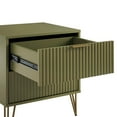thumbnail image 5 of Manhattan Comfort DUMBO 2.0 Nightstand made from Engineered Wood - Olive Green, 5 of 11