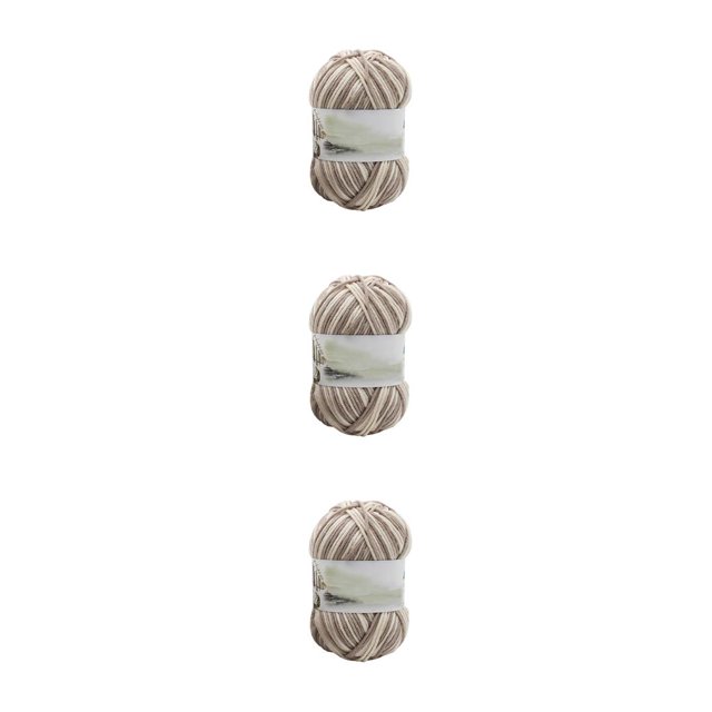 Inteprter Bufanda de 5 hebras, hilo de tejer, hilo de algodón de leche tejido a mano DIY para suéter de bebé, gorro de boina de ganchillo Type1 NO1