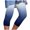 zc-White, variant on fartey Women's Capri Pants Plus Size Gradient Printed Stylish Beach Crop Pants Lounge Summer Elastic High Waist 3/4 Length Pants Slim Fitted Yoga Joggers Cropped Pants, S-5XL