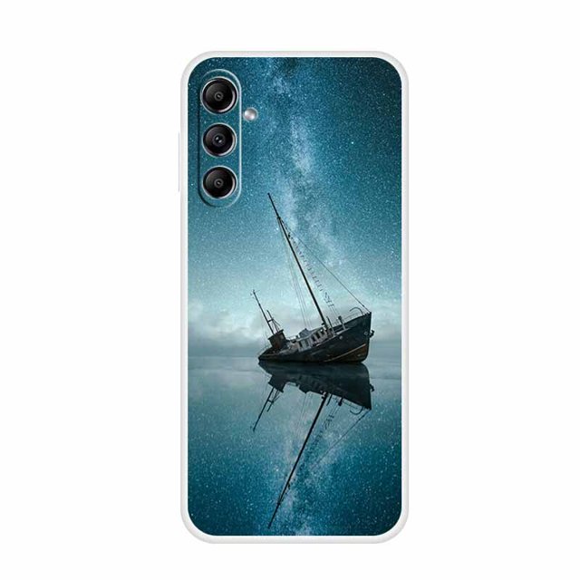 Funda de silicona suave con dibujos animados para Samsung Galaxy A14 A34 A54 5G, carcasa de TPU transparente para Samsung A54 A34 A14 4G qiuyongmign unisex