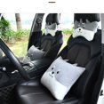 thumbnail image 5 of Nueva almohada de reposacabezas de dibujos animados, linda almohada de peluche para reposacabezas de coche, almohada de apoyo lumbar para el cuello del coche, accesorios creativos, 5 of 5