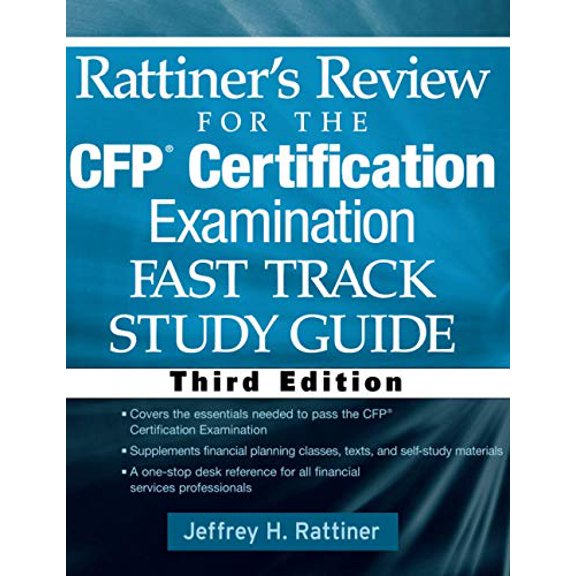 Pre-Owned Rattiner's Review for the CFP Certificat Rattiner's Review for the Cfp(r) Certification Examination, Fast Track, Study Guide, (Paperback)