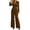 A-Coffee273, variant on Women's Single Button Blazer Set Fitted Tailored Office Daily Pant Suit