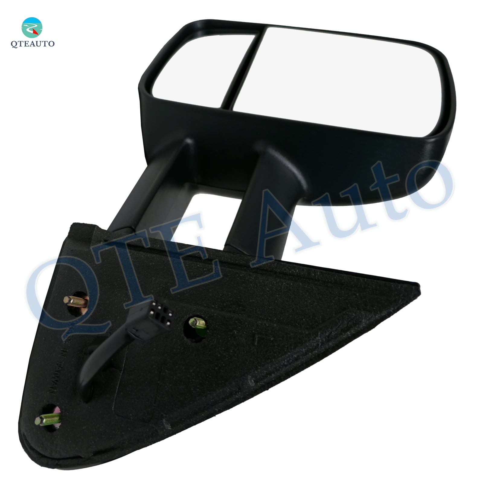 Driver & Passenger Side Mirrors, Left-Right Power Heated Textured Black Manual Folding For 2000-2006 Chevrolet Tahoe, Door Mirror Pair of 2
