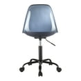 thumbnail image 2 of Urban Shop Navy Acrylic Rolling Office Chair, 2 of 7