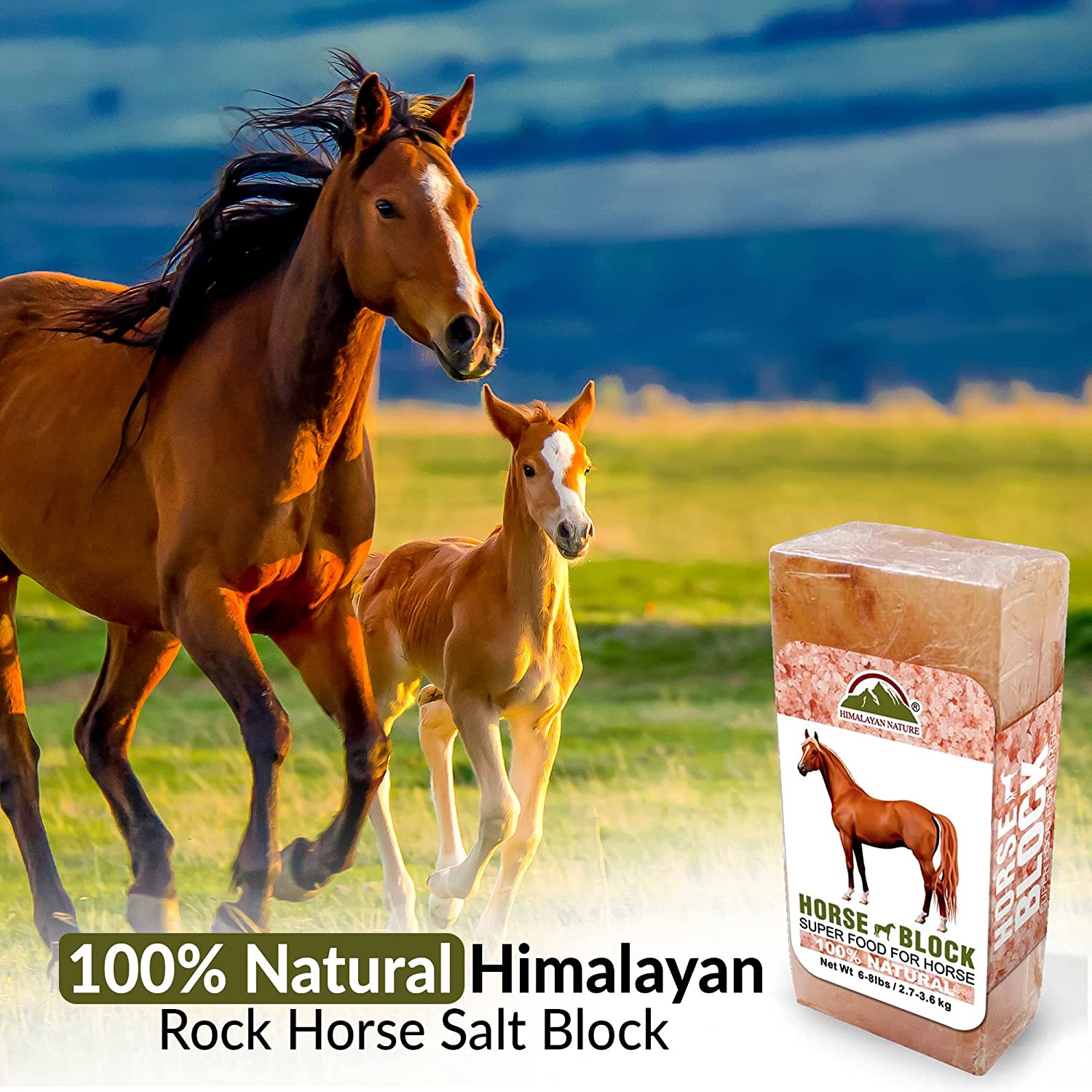 HIMALAYAN PINK SALT 84 Licking Salt Brick for Deer, Pink Rock Mineral Natural - pack of 2