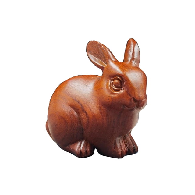 Rabbit Figurine Ornament Rabbit Figurine Art Decorative Tabletop Sculpture Home Furnishing Decoration Rabbit Statue Decor for Office Home