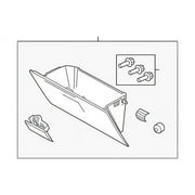 Genuine OE Ford Glove Box Assembly - 8C3Z-2506024-AC Fits select: 2008-2016 FORD F250, 2008-2016 FORD F350