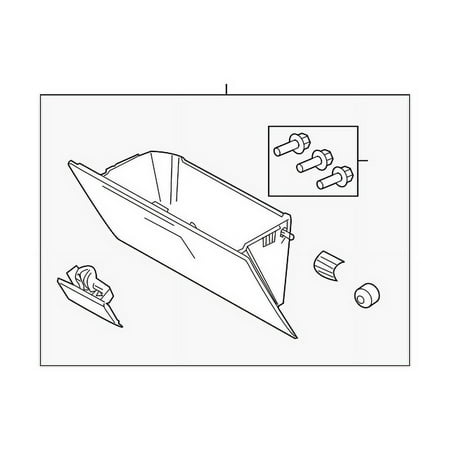 Genuine OE Ford Glove Box Assembly - 8C3Z-2506024-AC Fits select: 2008-2016 FORD F250, 2008-2016 FORD F350