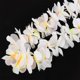 thumbnail image 3 of 4 piezas de casco hawaiano espesar Artificial flor diadema collar pulsera Hawaiian Garland Tropical Beach Party Decoraciones de lujo (blanco), 3 of 8