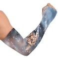 thumbnail image 2 of ALAZA Cheetahs and Snowflakes UV Sun Protection Arm Sleeves UPF 50+ Compression Cooling Sleeve 1 Pair, 2 of 7