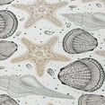 thumbnail image 2 of Addison Rugs Indoor/ Outdoor Surfside Starfish Shells Washable Rug New Fog - 1'8" x 2'6", 2 of 5