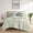 Sage, variant on Noaman 2-Piece Twin/Twin XL Stripe Textured Print Comforter Set, Terracotta