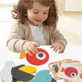 thumbnail image 2 of Rompecabezas De Madera Con Forma Geométrica Creativa Montessori, Rompecabezas Tangram, Juguete Para Regalo Educativo Para La Primera Infancia Sweethay FN003177-00, 2 of 6