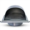 thumbnail image 3 of 3X Extractor de Escape Anticorrosión de Campana de Ventilación de Acero Inoxidable Impermeable de 4 Pulgadas Y 100 mm para Cubierta de Salida de Aire de Pared, B, 3 of 8
