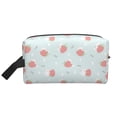thumbnail image 2 of Uemuo Strawberry Pattern Portable Toiletry Bags with Handle, Waterproof travel Make up Bags for Women, Large Capacity Travel Cosmetic Bags, 2 of 9