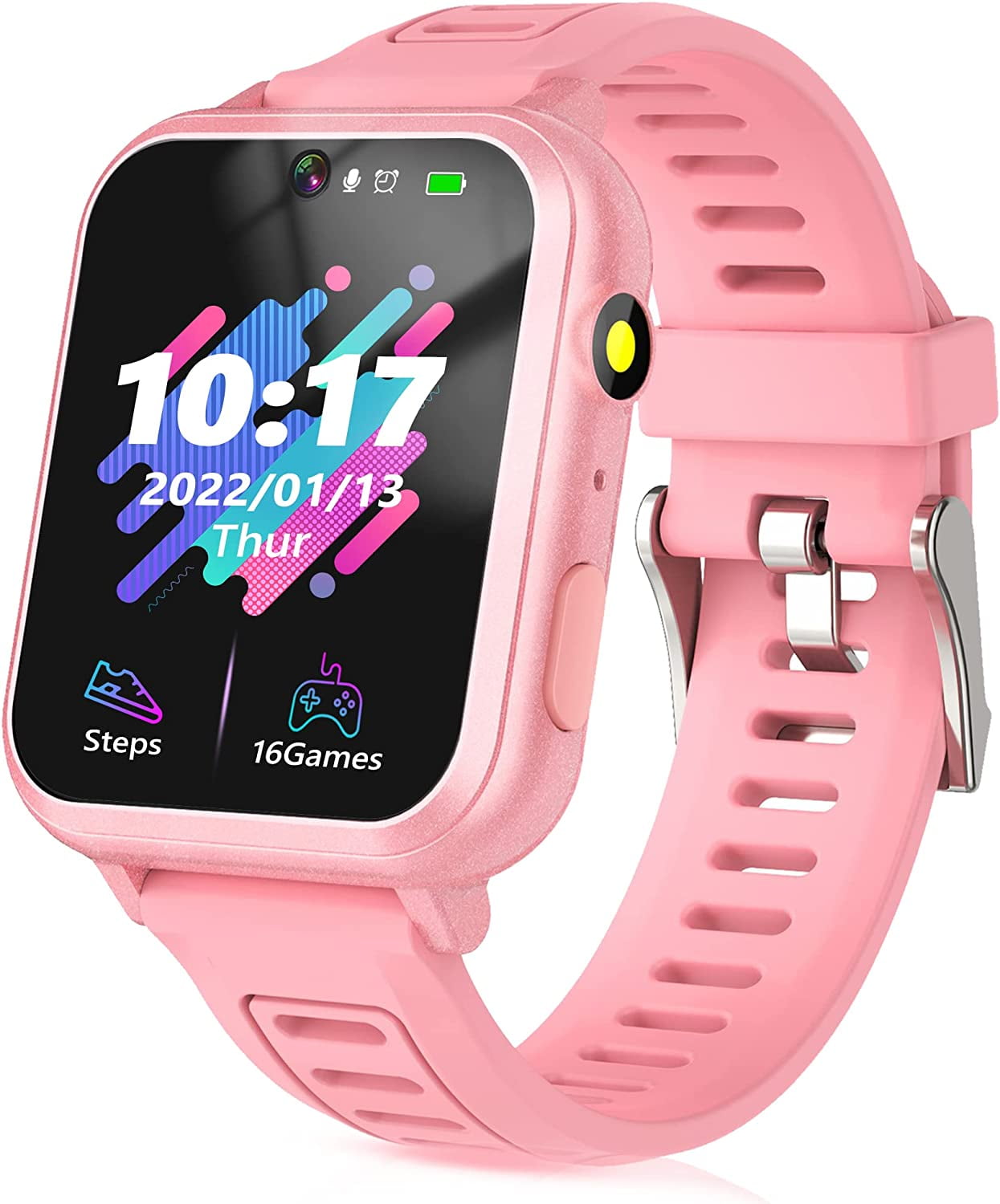 Smartwatch bambini WD36P con localizzatore GPS e fotocamera - Pink