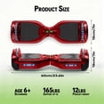 thumbnail image 3 of Tcdjtc Self-Balancing Hoverboard with 9 MPH Max Speed, Dual 200W Motors, Electric Hoverboard, 3 of 7