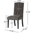 thumbnail image 5 of Durable Tufted Fabric Chairs - Used in Formal Settings, 5 of 6
