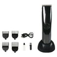 thumbnail image 1 of 1 Pce Tondeuse à Cheveux USB Rasoir Électrique pour Tout le Corps Rasoir Électrique Lavé Outils de Barbier Portables Tondeuse Spéciale (Noir), 1 of 9