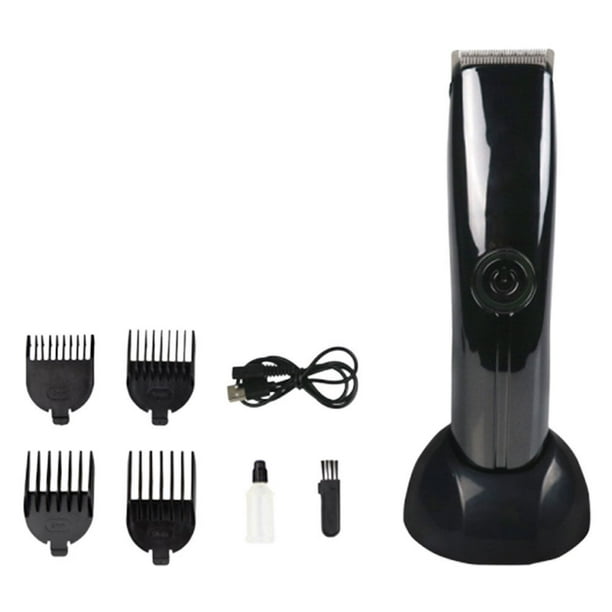 Cortapelos eléctrico USB, afeitadora corporal, portátil, especial (negro), 1 unidad