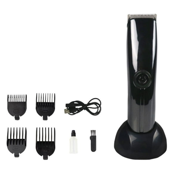 Cortapelos eléctrico USB, afeitadora corporal, portátil, especial (negro), 1 unidad